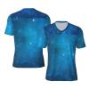 Stylish Athletic Sports Jersey Blue-Starry-Sky-Galaxy Men's Rugby Jersey Xx-Large view 1
