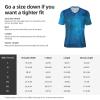 Stylish Athletic Sports Jersey Blue-Starry-Sky-Galaxy Men's Rugby Jersey Xx-Large view 2