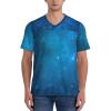 Stylish Athletic Sports Jersey Blue-Starry-Sky-Galaxy Men's Rugby Jersey Xx-Large view 4