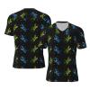 Stylish Athletic Sports Jersey Astronout-Swimming-Blue-Green Men's Rugby Jersey Medium view 1