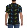 Stylish Athletic Sports Jersey Astronout-Swimming-Blue-Green Men's Rugby Jersey Medium view 4
