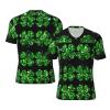 Stylish Athletic Sports Jersey St-Patricks-Glitter-Shamrock Men's Rugby Jersey 4X-Large view 1