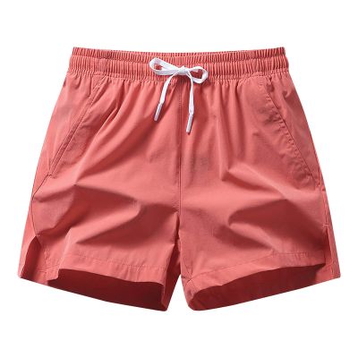 NineFit Basics Mens Shorts 5 Inch Lightweight Drawstring Waist Athletic Shorts Summer Quick Dry Beach Gym Workout Running Casual Shorts Wine, Medium