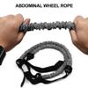 2pcs 19.7in Abdominal Wheel Elastic String fitness exercise bands,Ab Roller Ropes resistance rope exercise resistance bands,Ab Wheel Roller Straps Cloth cover Multifunction view 4