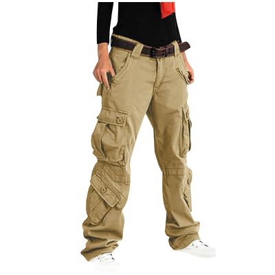 Women's Hiking Cargo Denim Pants Joggers Jeans Casual Baggy Outdoor Military Army Combat Work Pants with 8 Pockets