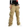 Women's Hiking Cargo Denim Pants Joggers Jeans Casual Baggy Outdoor Military Army Combat Work Pants with 8 Pockets view 1