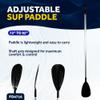 Five Oceans SUP Paddle - Paddle Board Paddle, Paddleboard Paddle - Lightweight Stand-up Paddle Oars for Paddleboard - Paddle for Paddle Board Adjustable Aluminum Shaft from 72" to 92", Black - FO4716 view 3