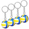 CORHAD 4pcs Volleyball Keychain Key Charm Volleyball Pendant Sports Keyring Party Favors Bag Accessory view 1
