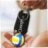 CORHAD 4pcs Volleyball Keychain Key Charm Volleyball Pendant Sports Keyring Party Favors Bag Accessory view 2