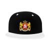 Greater Coat of arms of Georgia Snapback Hat Flat Bill Hat Baseball Cap for Men Women Flat Brim Hats White view 2