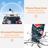 AceTreker Carrier Bag with Phone Pocket for Stanley 30/40 oz Tumbler with Handle - Water Bottle Sling Holder for Stanley Cup Accessories with Adjustable Shoulder & Straw Cap-Wild Rose view 4
