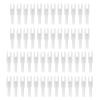 PATIKIL Archery Arrows Nocks 4.2mm 0.165", 50 Pack Insert Arrow Nock Replacement for Hunting Arrows Compound Bow Recurve Bow, White view 1