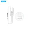 PATIKIL Archery Arrows Nocks 4.2mm 0.165", 50 Pack Insert Arrow Nock Replacement for Hunting Arrows Compound Bow Recurve Bow, White view 2