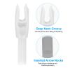 PATIKIL Archery Arrows Nocks 4.2mm 0.165", 50 Pack Insert Arrow Nock Replacement for Hunting Arrows Compound Bow Recurve Bow, White view 3