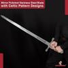 Armory Replicas - King Arthur's Legendary Excalibur Sword - 44" Stainless Steel Blade, Intricate Dragon Design, Includes Genuine Leather Sheath (Black) view 4