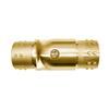 Top Hardware Stainless Steel 316 Railing Connector Flush Joiner Elbow Connector for 2"" OD 16 Gauge Pipe Tubing (Satin Golden Finish, For 2""OD Tube (Adjustable 90 ~ 180)) view 4