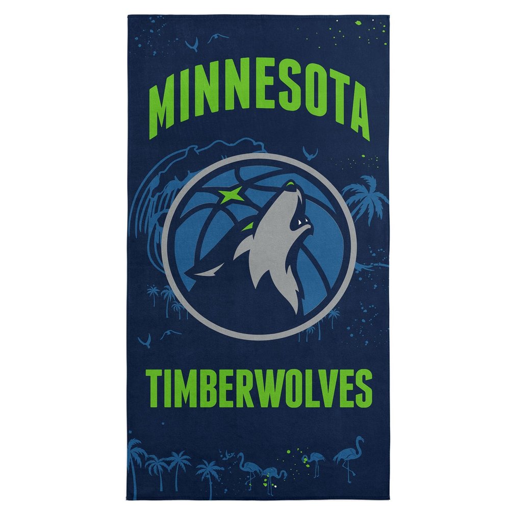 Northwest NBA Minnesota Timberwolves Beach Towel, 30" x 60", Tide