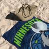 Northwest NBA Minnesota Timberwolves Beach Towel, 30" x 60", Tide view 4