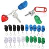 POCREATION Cute Slipper Keyring Silicone Beach Sandals Mini Shoe Key Ring for Decoration view 2