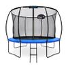 12ft Pumpkin Recreational Trampoline with Luxury Ladder, Basketball Hoop System, and Inner Enclosure - Safe, Durable, and Family-Friendly Backyard Fun for Kids/Children view 1