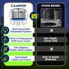 12ft Pumpkin Recreational Trampoline with Luxury Ladder, Basketball Hoop System, and Inner Enclosure - Safe, Durable, and Family-Friendly Backyard Fun for Kids/Children view 4