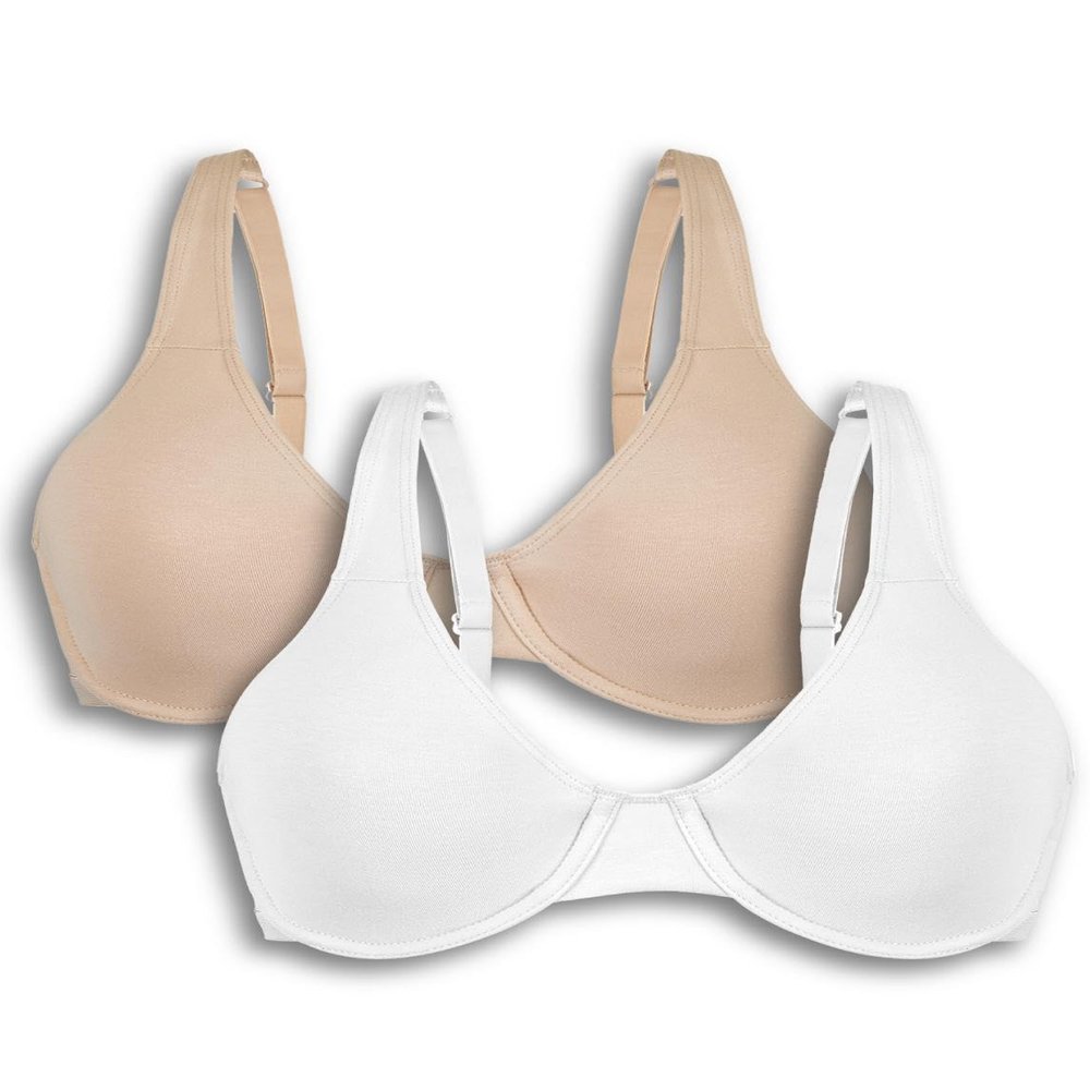 Bestform 5000100 Everyday Unlined Cotton Stretch T-Shirt Bra with Underwire Support