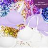 Fruit of The Loom Girls First T-Shirt Bra with Underwire 2 Pack Stellar Orchid/White L view 4