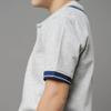 Hope & Henry Boys' Organic Short Sleeve Knit Pique Polo Shirt, Medium, Dark Gray Heather view 3