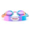 Bling 2O Girls' Purple Gems Kids Swimming Goggles (Ages 3+ up) - UV Protection, Latex-Free, 100% Silicone Material - Includes Anti-Fog & Adjustable Head Strap view 3