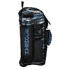 Boombah Rolling Superpack Baseball/Softball Gear Bag - Telescopic Handle - Holds 4 Bats - Wheeled Version - Razor Black/Columbia/White view 2