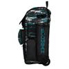 Boombah Rolling Superpack Baseball/Softball Gear Bag - Telescopic Handle - Holds 4 Bats - Wheeled Version - Razor Black/Teal/White view 4