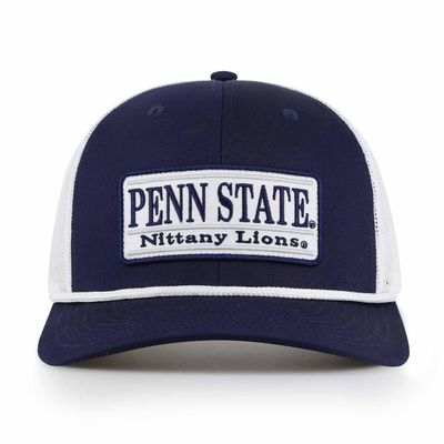 The Game NCAA Adult Elite Everyday Adjustable Mesh Trucker Hat, Mesh Snapback Performance Sweatband & Unisex Fit (Penn State Nittany Lions - Navy, Adjustable)