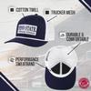 The Game NCAA Adult Elite Everyday Adjustable Mesh Trucker Hat, Mesh Snapback Performance Sweatband & Unisex Fit (Penn State Nittany Lions - Navy, Adjustable) view 3