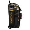 Boombah Rolling Superpack Baseball/Softball Gear Bag - Telescopic Handle - Holds 4 Bats - Wheeled Version - Razor Black/Gold/White view 2