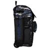 Boombah Rolling Superpack Baseball/Softball Gear Bag - Telescopic Handle - Holds 4 Bats - Wheeled Version - Razor Black/Royal Blue/White view 2