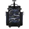 Boombah Rolling Superpack Baseball/Softball Gear Bag - Telescopic Handle - Holds 4 Bats - Wheeled Version - Razor Black/Royal Blue/White view 3