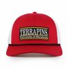 The Game NCAA Adult Elite Everyday Adjustable Mesh Trucker Hat, Mesh Snapback Performance Sweatband & Unisex Fit (Maryland Terrapins - Red, Adjustable) view 1