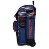 Boombah Rolling Superpack Baseball/Softball Gear Bag - Telescopic Handle - Holds 4 Bats - Wheeled Version - Razor Royal Blue/Orange/White view 4