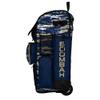 Boombah Rolling Superpack Baseball/Softball Gear Bag - Telescopic Handle - Holds 4 Bats - Wheeled Version - Razor Navy/Vegas Gold/White view 4