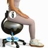 Aeromat Elite Yoga Ball Chair for Office & Home 250lbs Cap  Ergonomic Balance Ball Desk Chair w/Lockable Wheels,Adjustable Height, Anti-Burst Removable Ball, Back Support for Posture & Core Relief view 1