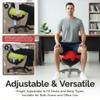 Aeromat Elite Yoga Ball Chair for Office & Home 250lbs Cap  Ergonomic Balance Ball Desk Chair w/Lockable Wheels,Adjustable Height, Anti-Burst Removable Ball, Back Support for Posture & Core Relief view 3