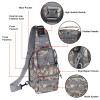 Qcute Tactical Backpack, Waterproof Military Cross-body Molle Sling Shoulder Backpack Chest Bag for Outdoor Every Day Carry (New Acu Camouflage) view 2