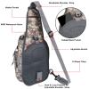 Qcute Tactical Backpack, Waterproof Military Cross-body Molle Sling Shoulder Backpack Chest Bag for Outdoor Every Day Carry (New Acu Camouflage) view 3