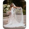 Bridal Veils for Wedding Sparkle Bridal Veil Glitter White Veils,Cathedral Wedding Veil Sparkling Bridal Veil - (White 300) view 1