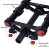 Snow Beach Bike Suspension Fork 20 Inch 4.0 Tire Fat Air Forks Travel 140mm, 1-1/8inch Steerer Bike Forks Spread 135mm Double Shoulder Shock Absorbing Front Fork QR Manual Lockout view 4