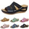 NineFit Basics today 2024 orders placed by me recently womens sandals dressy Womens Sandals Wedge Comfortable: Orthopedic Wedge Sandalias Women - Slip on Platform Sandals, 9.5 Wide, 00-black view 4