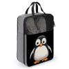 NHYDSPQ Travel Shoe Bag,Cute Penguinm Print Shoe Bag,portable Organizer Shoe Pouch Be Used for Travel And Daily Storage, style view 3