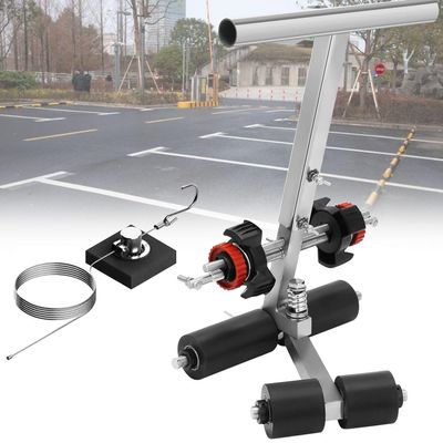 AUTUMFLATGAO Basketball Court Marking Kit, Court Line Tape Machine, Paint Tape Applicator, for Floor Markings, Floor Tape Applicator, Can Draw The Iines and Circles