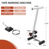 AUTUMFLATGAO Basketball Court Marking Applicator Kit, Playing Field Line Striping Machines, Adjustable Width Line Tape Machine, for Driveway, Asphalt or Concrete, Courts view 4