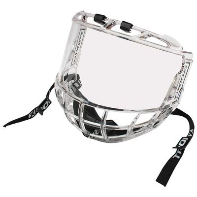 TronX S980 Senior Adult Hockey Clear Full Face Shield Visor Helmet Combo Anti-Scratch/Anti-Fog